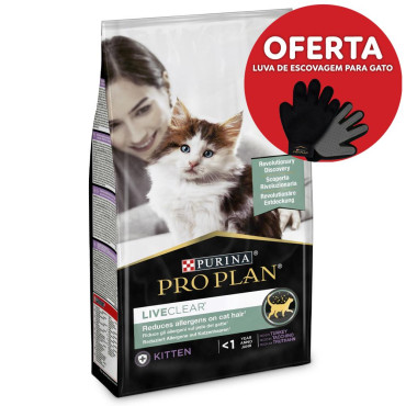 Pro Plan LiveClear Kitten -...