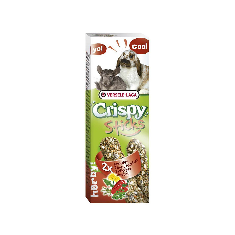 Crispy Sticks c/ Bagas Selvagens (Coelhos/Chinchilas) 2x55gr