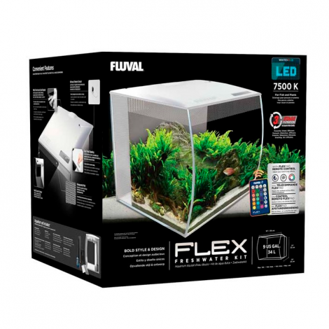 Fluval Flex kit Aquário Preto - 57lts