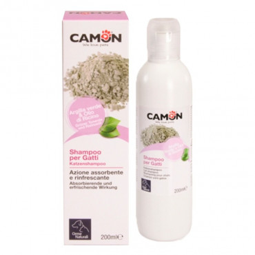 Camon - Shampoo Argila Verde p/ Gatos 200ml