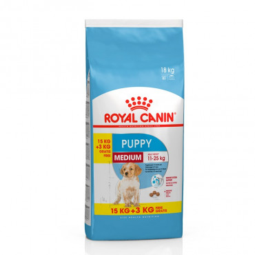 Royal Canin - Medium Puppy 15Kg + 3Kg OFERTA