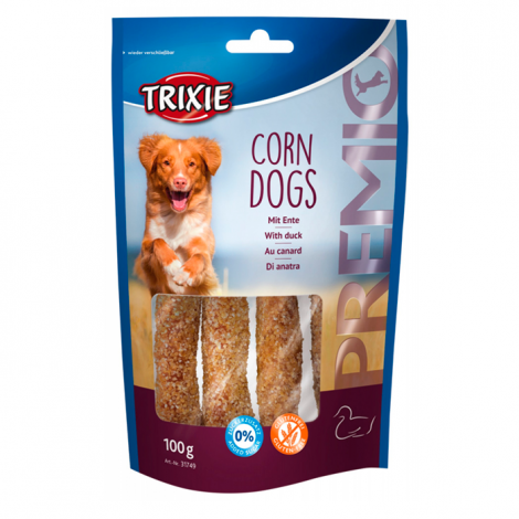 PREMIO Corn Dogs (com Pato e Pele/Couro)