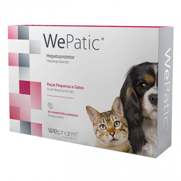 WePatic - Protetor Hepático p/ Raças Pequenas e Gatos