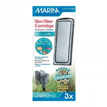 Marina - Recarga BIO CARB p/ filtro Slim