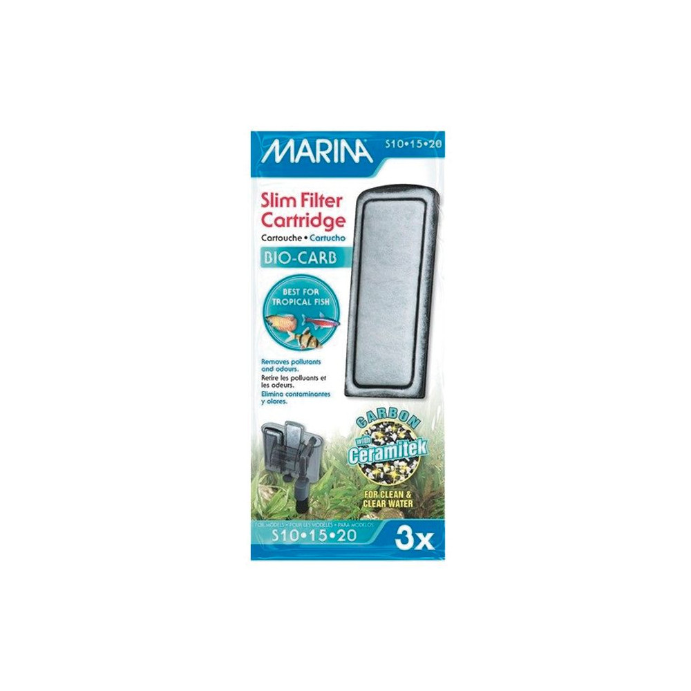 Marina - Recarga BIO CARB p/ filtro Slim
