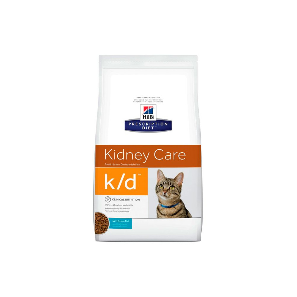 Ração para Gato Hill's k/d Feline Doença Renal/Problemas Cardíacos Atum