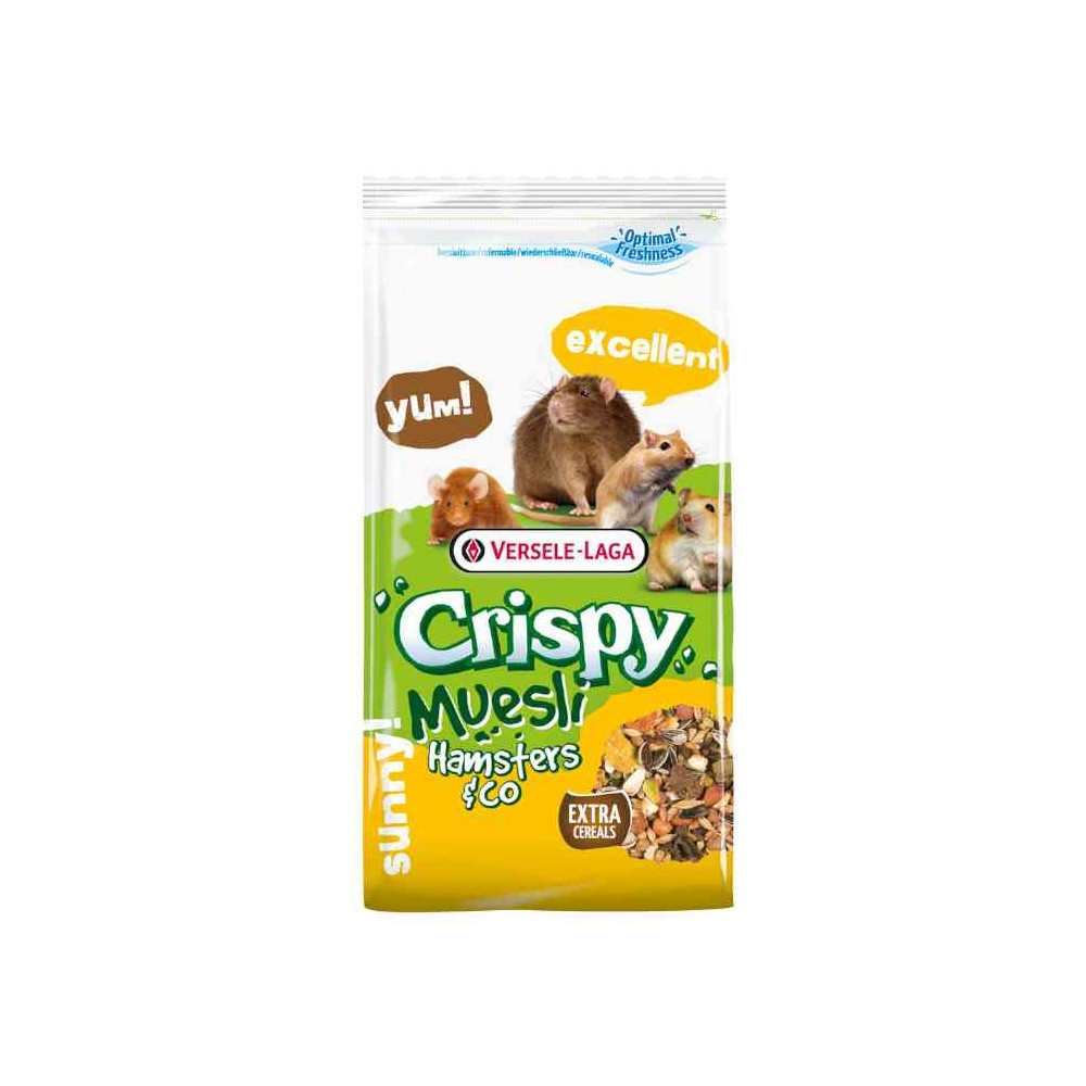 Ração Versele-Laga Crispy Muesli - Hamster & Co