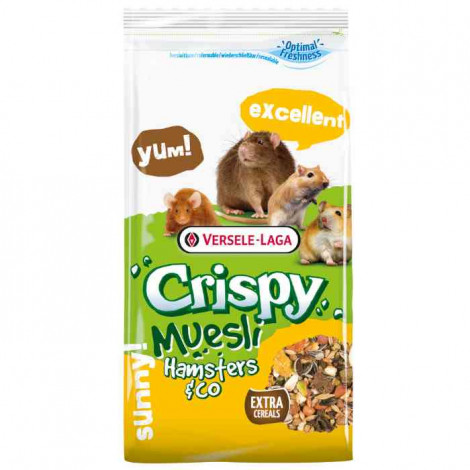 Ração Versele-Laga Crispy Muesli - Hamster & Co