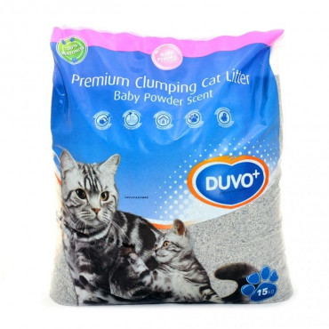 Duvo+ Cat Litter Babypowder 15kg
