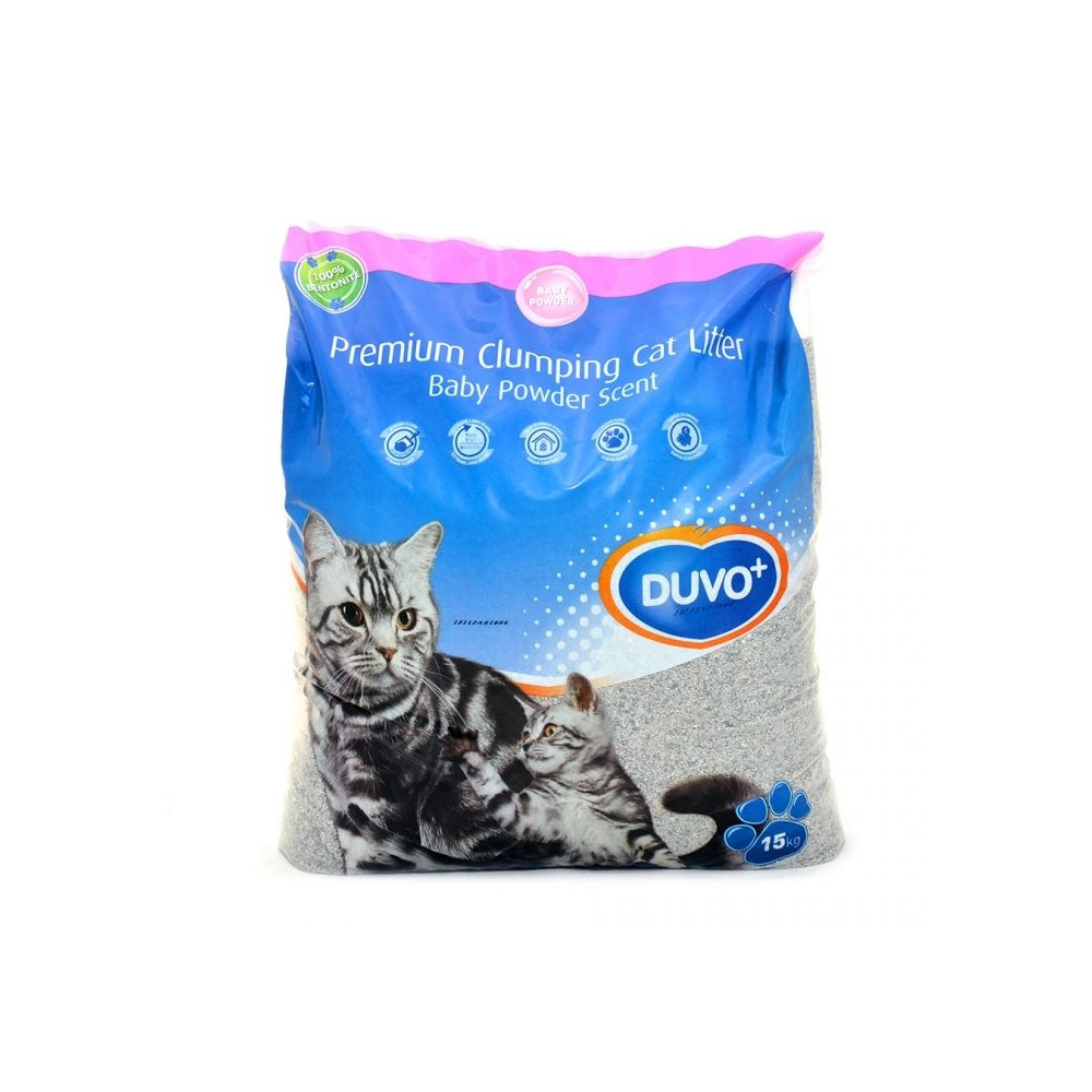 Duvo+ Cat Litter Babypowder 15kg