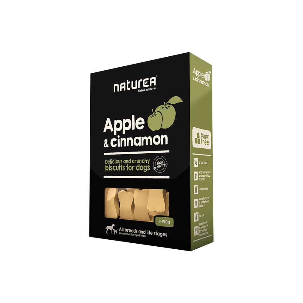 Naturea Biscuits - Apple & Cinnamon 140gr