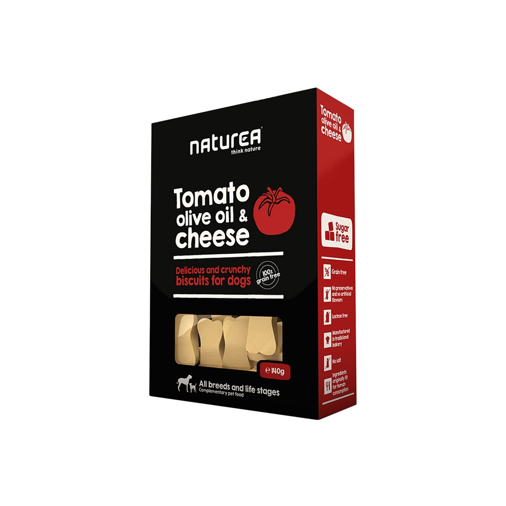Naturea Biscuits - Tomato, Olive Oil & Cheese 140gr