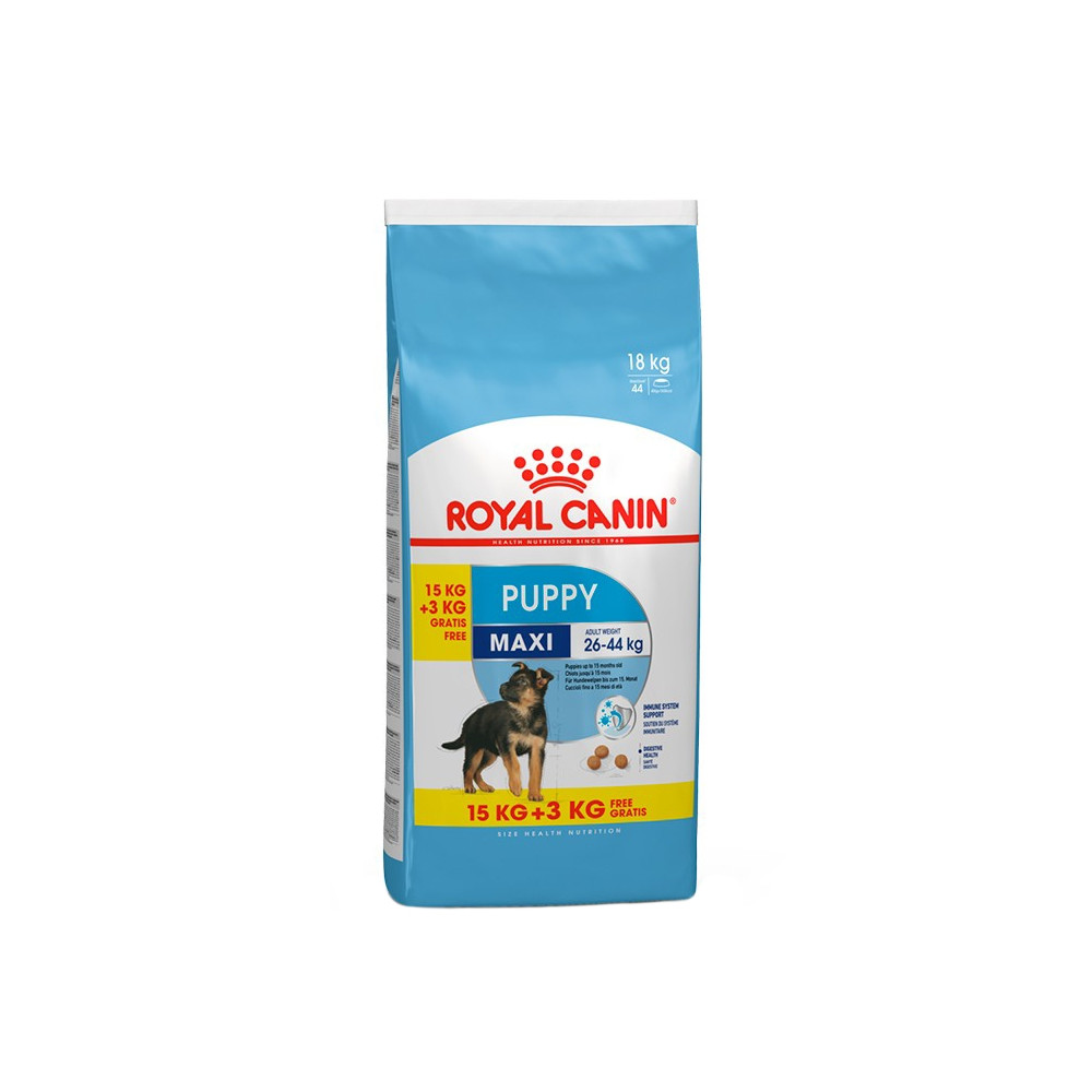 Royal Canin - Maxi Puppy 15Kg + 3Kg OFERTA