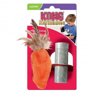 Kong Refillables Cenoura com catnip para gato
