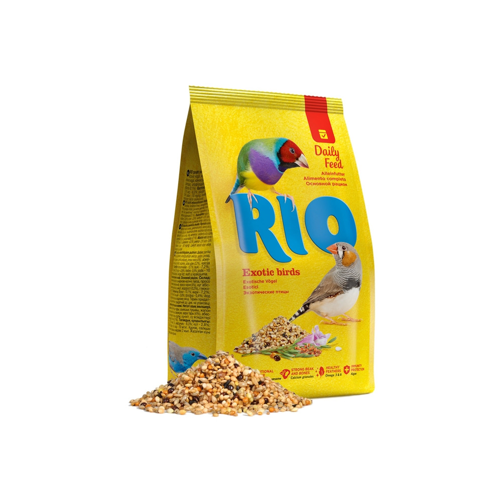Rio - Alimento p/ Pássaros Exóticos