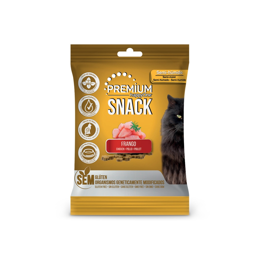 happyOne Premium Snacks Frango para Gato