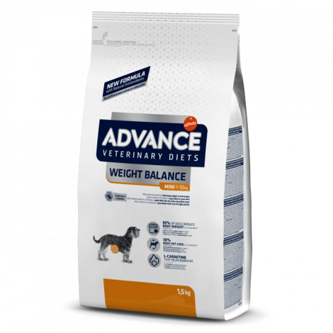 Advance Veterinary Diets Weight Balance Cão Mini Adulto