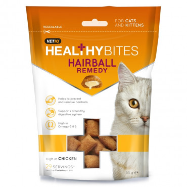 Healthybites Hairball Remedy - Biscoitos (VetIQ) 65gr