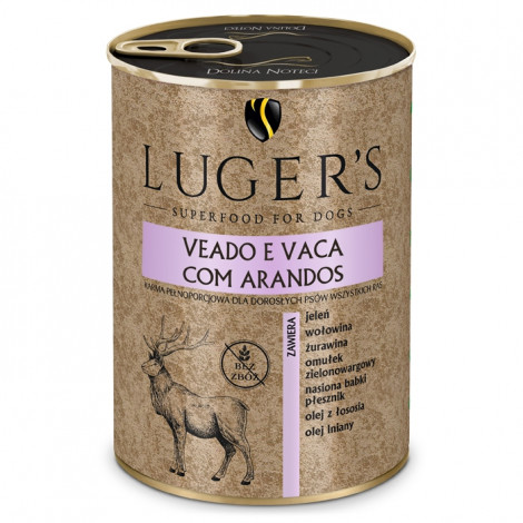 Luger's Cão Adulto Veado e vaca com arando