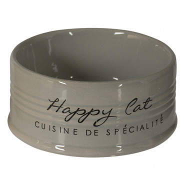 Duvo + Taça em cerâmica  "Happy Cat"