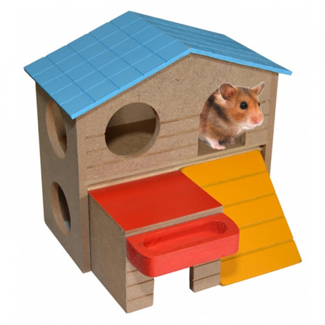 Duvo+ Casa Villa de madeira para roedores