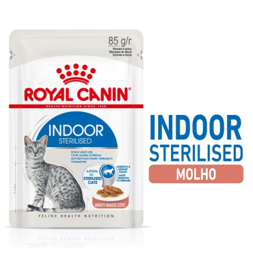 Royal Canin Indoor Gato Esterilizado - Em molho