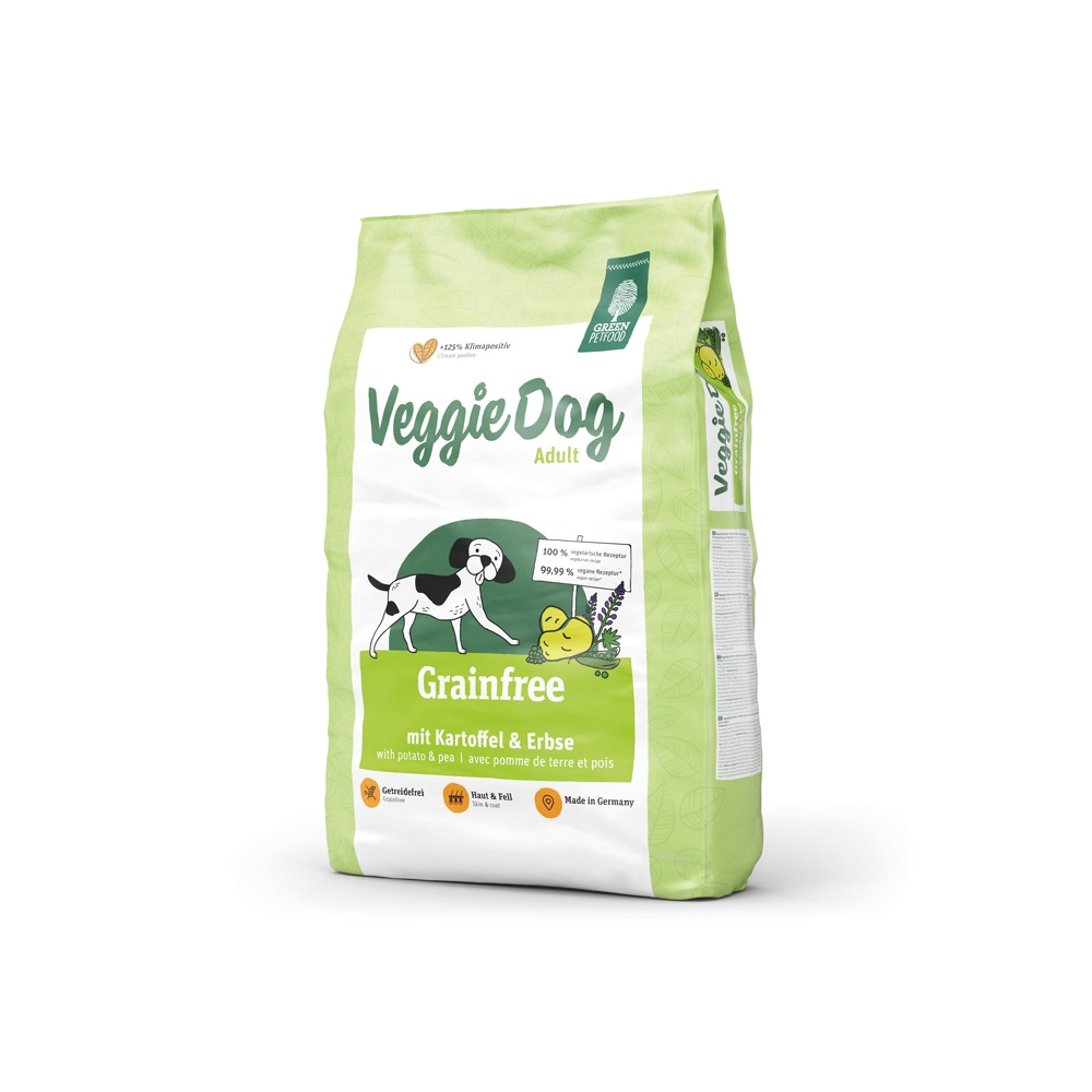 Green Petfood VeggieDog Grain free Cão Adulto - Batata e ervilha