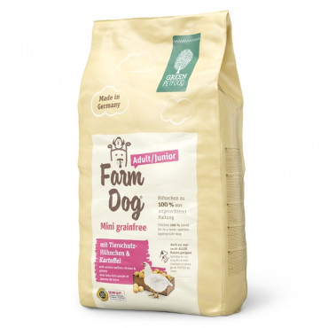 Green PetFood FarmDog Mini Grain free Cão Puppy/Adulto - Frango e batata