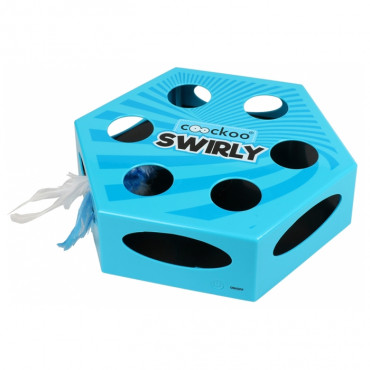 Coockoo Swirly Brinquedo interativo para gato - Azul