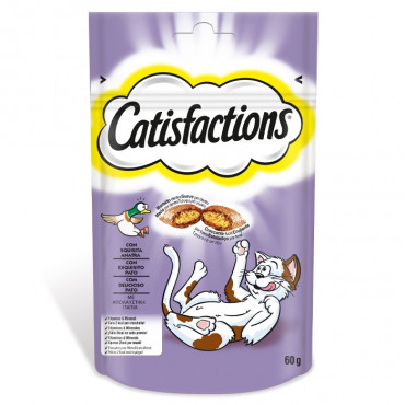 Catisfactions Mix Snack para gatos - Pato