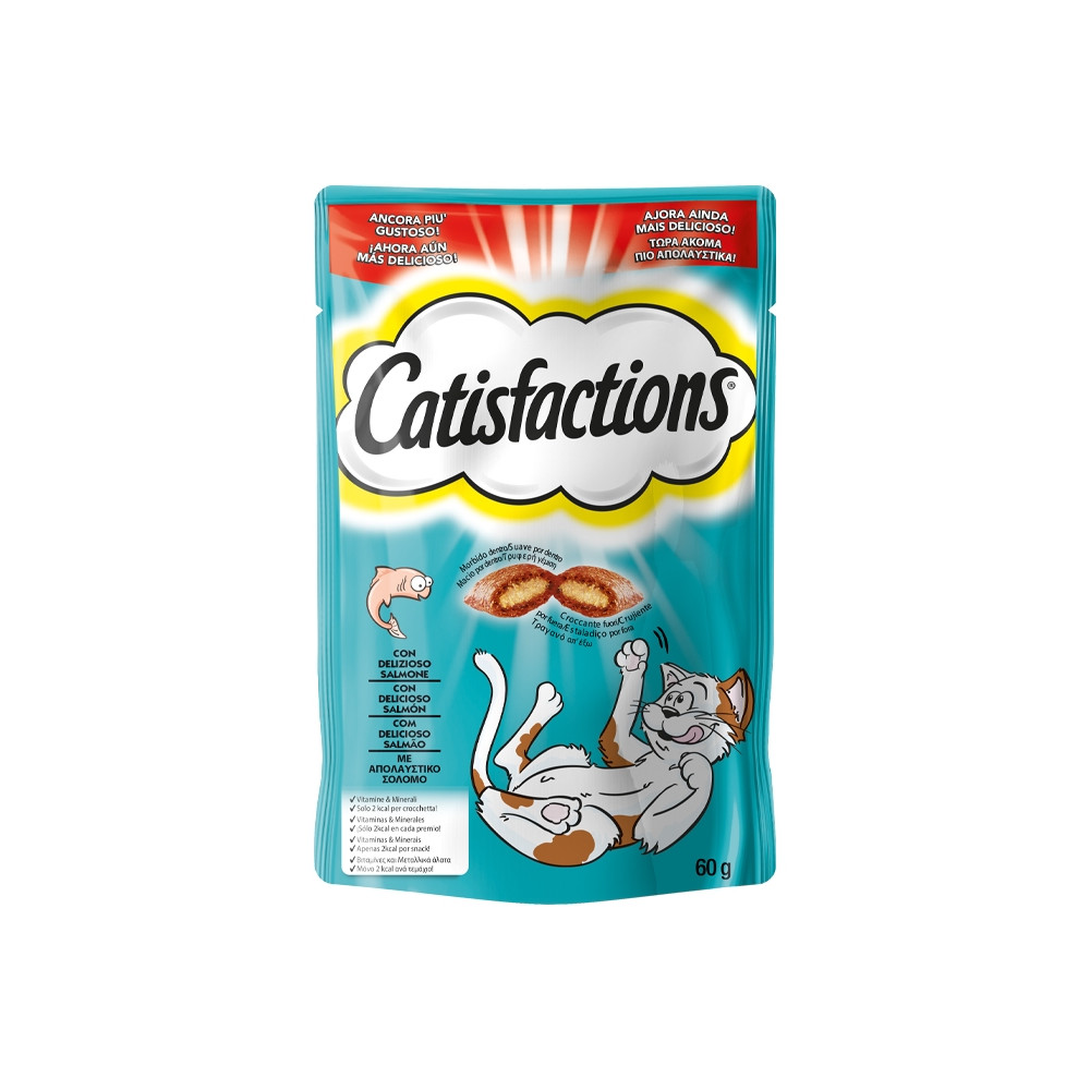 Catisfactions Snacks para gatos - Salmão