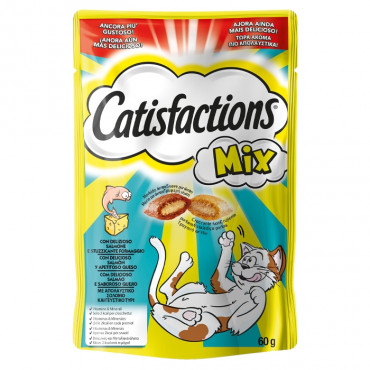 Catisfactions Snacks para gatos - Salmão e queijo