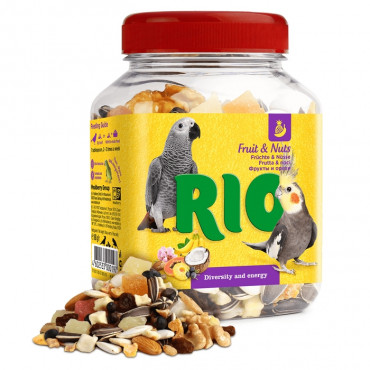 RIO Mix de frutas e nozes para aves
