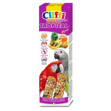 CLIFFI - Sticks para Papagaios com Frutos e Mel