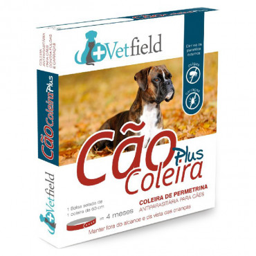 Vetfield Plus Coleira antiparasitária para cão - Raças médias