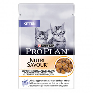 Pro Plan Nutrisavour Jelly Kitten - Frango