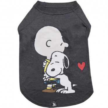 T-shirt Snoopy Hug para cão