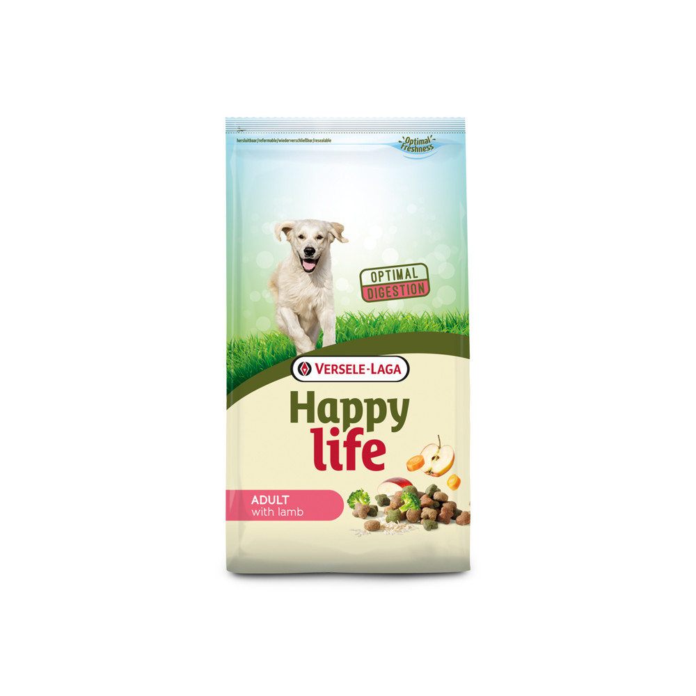 Versele-Laga Happy Life Optimal digestion Cão adulto - Cordeiro
