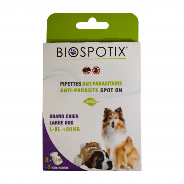 Pipetas Biospotix Spot On XL para cão - Biogance