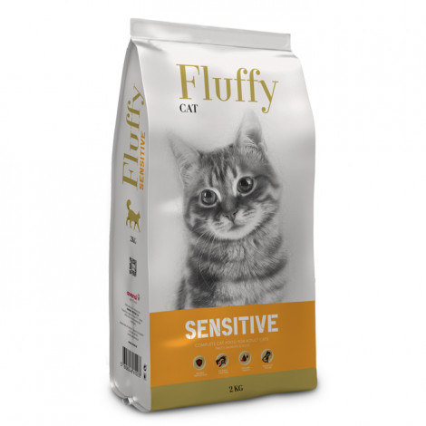 Fluffy Sensitive Gato adulto