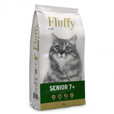 Fluffy Gato sénior 7+