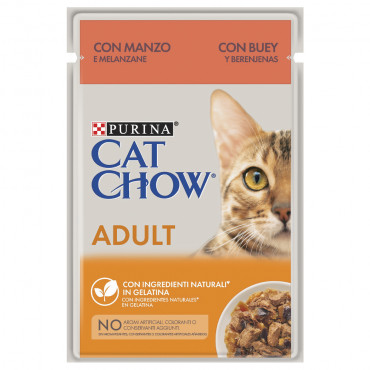Cat Chow - Adulto Carne de Vaca 85gr