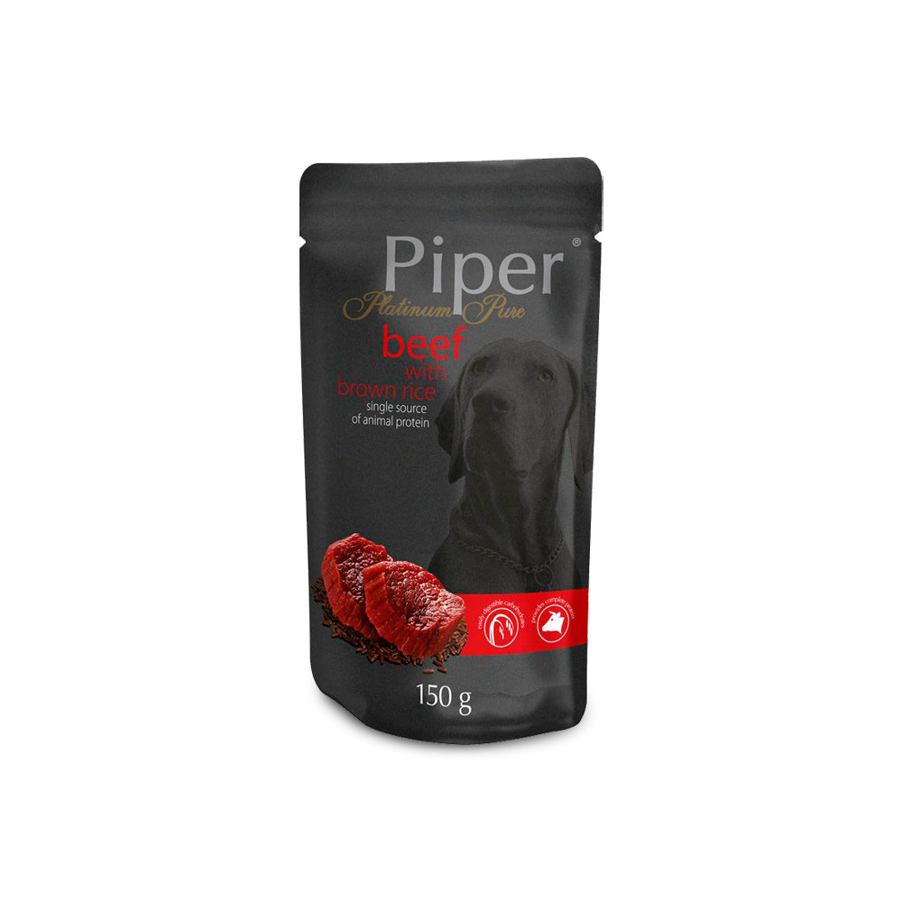 Piper Dog - Platinum Pure c/ Vaca e Arroz Integral