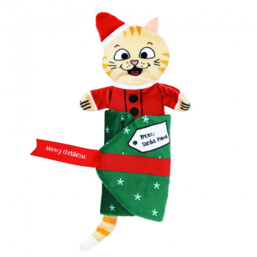 Gato de Natal em tecido - KONG