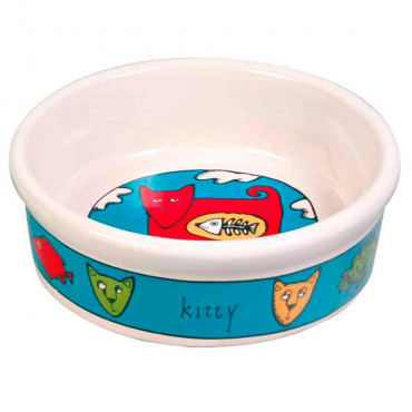 Taça cerâmica para gatos -...