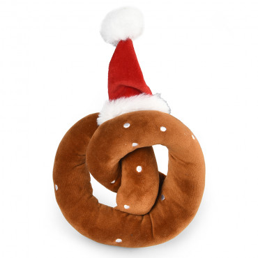 Pretzel de Natal em tecido...