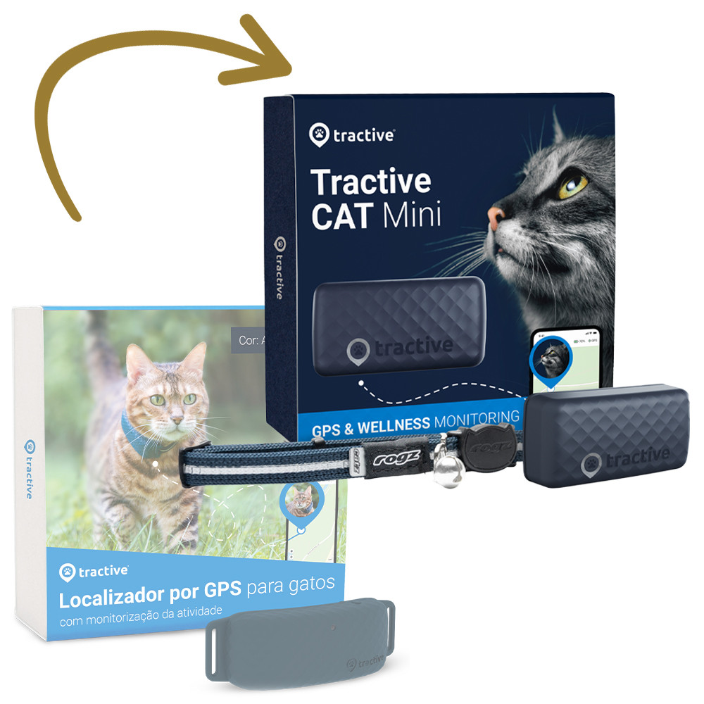 Localizador GPS para gatos - Tractive CAT Mini