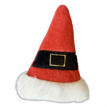 Chapéu de Natal em peluche...