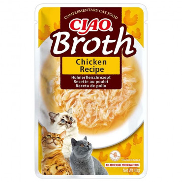 Sopa de frango para gatos -...