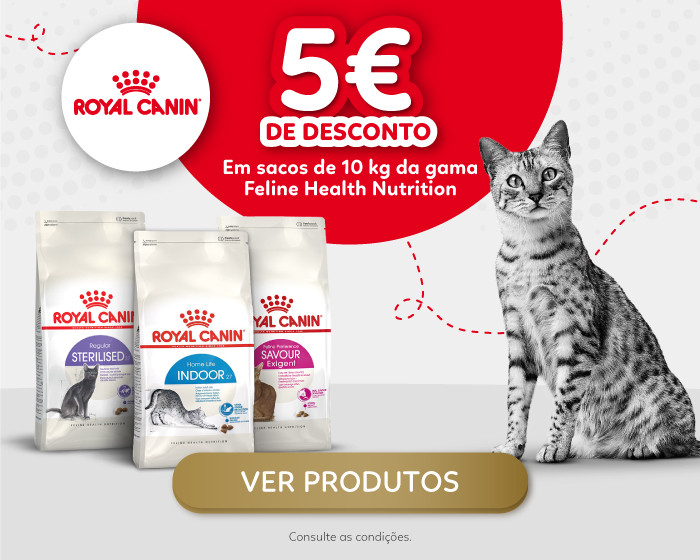 Royal Canin - Descontos na gama Feline Health Nutrition. Goldpet, a loja favorita dos animais de estimação!